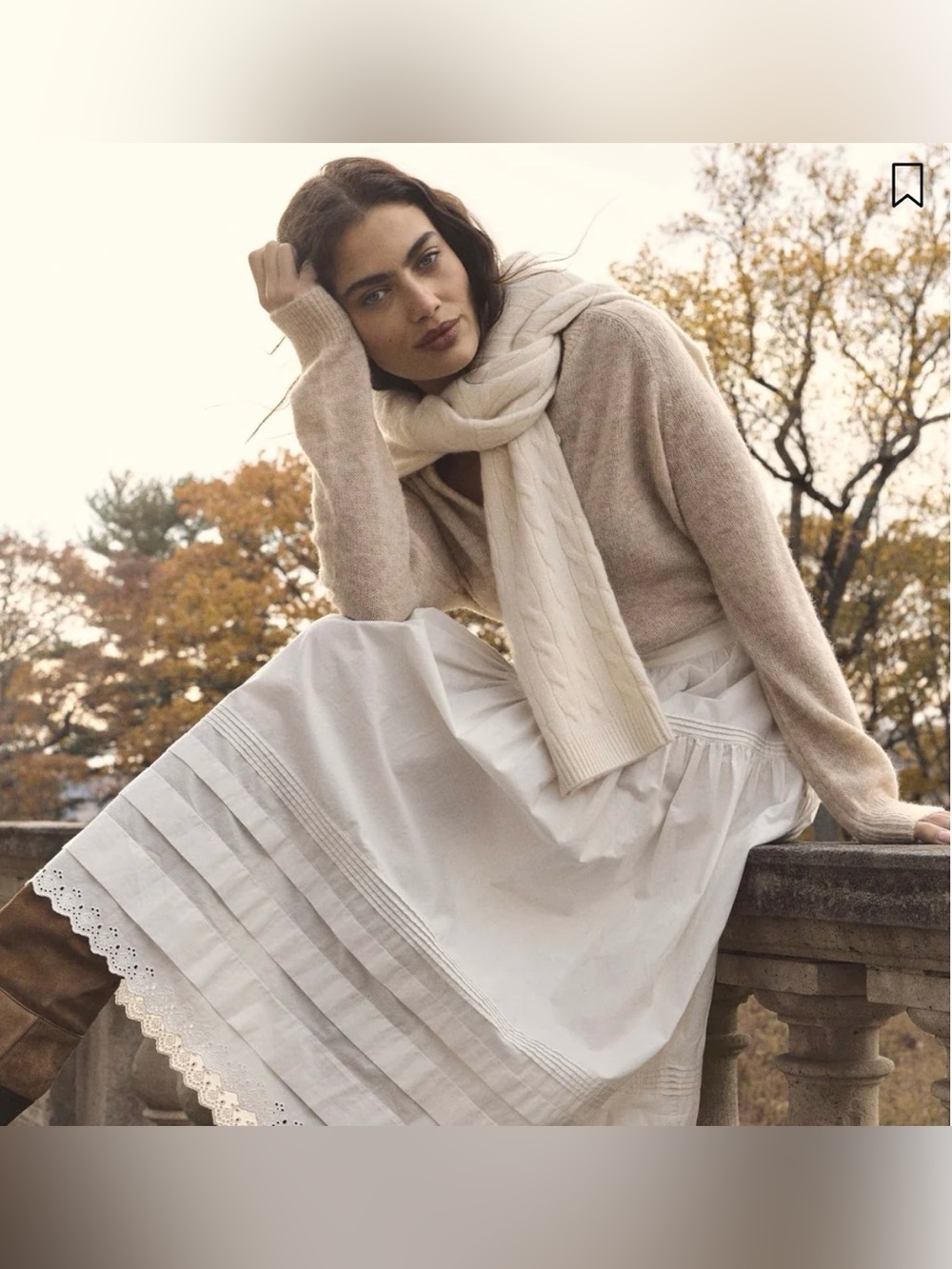 Doen Petra Cardigan in Hazelnut Crème